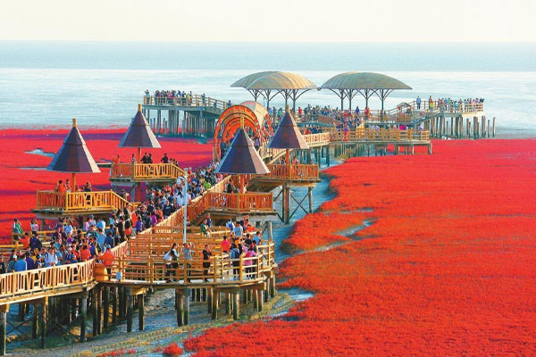 The Red Beach Scenic Corridor