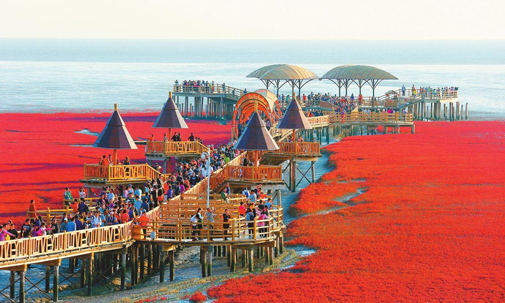 The Red Beach Scenic Corridor