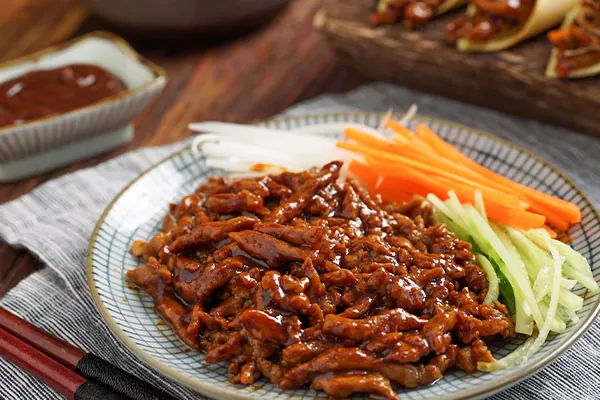 Peking Sauce Pork Recipe (Jing Jiang Rou Si)