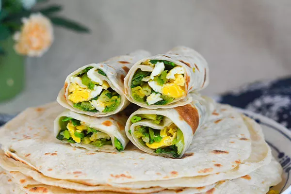 Spring Pancake with Assorted Vegetables