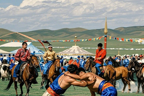 Mongolian Ethnic Group - Naadam Festival